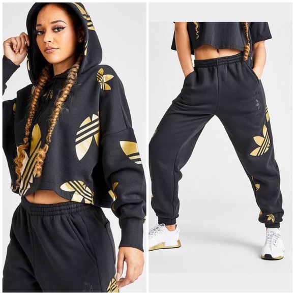 adidas Tops - New adidas originals matching 2 pc hoodie jogger M